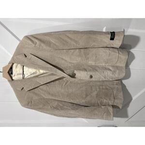 Dolce & Gabbana Men’s Vintage Beige Micro Corduroy Blazer, Size 50
